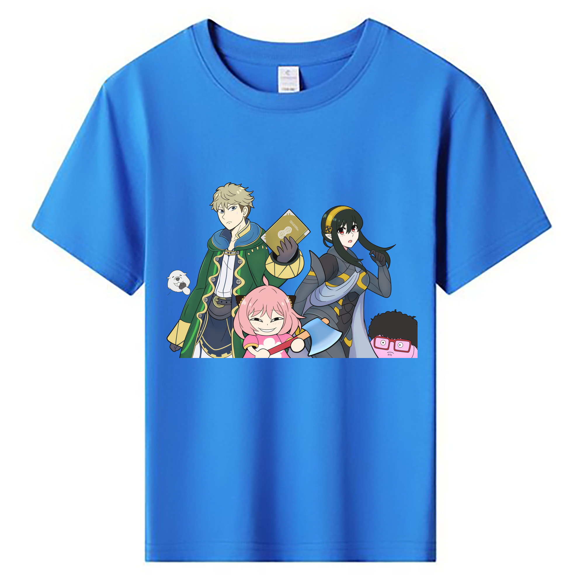 （画像用） SPY×FAMILY间谍家家酒 綿100％キッズTシャツ（フロントプリント）